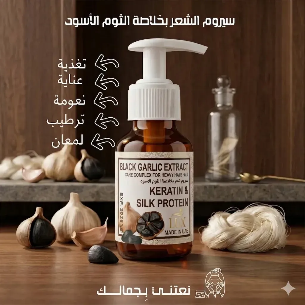 سيروم شعر بالثوم الاسود
