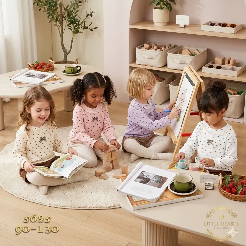 مجموعة بلايز بناتي ربيعية انيقة