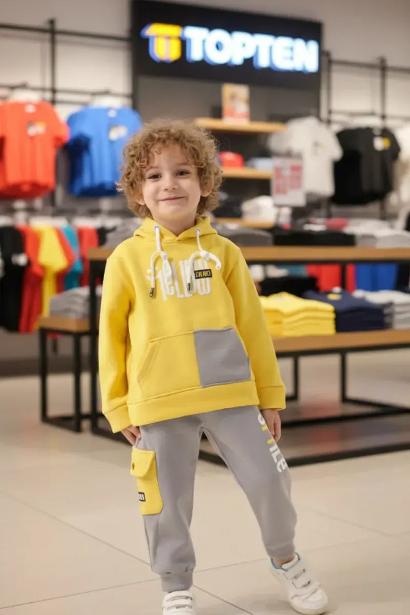 طقم بيجامة "Yellow Smile"