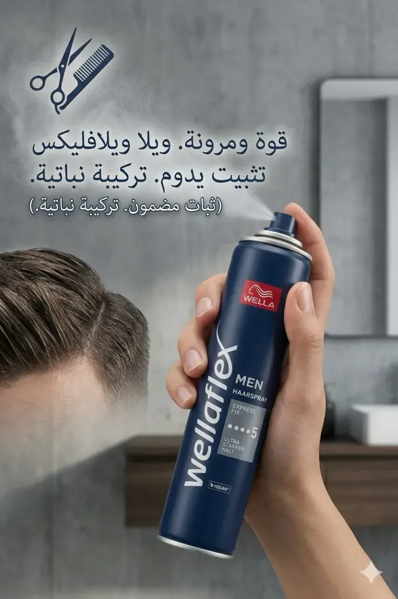 ​بخاخ  مثبت شعر ويلا فليكس  - تثبيت فائق ومرونة طبيعية (250