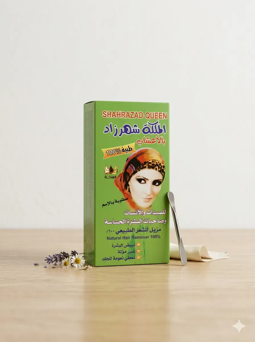 عقيدة شهرزاد بالأعشاب للبشرة الحساسة بدون ألم
