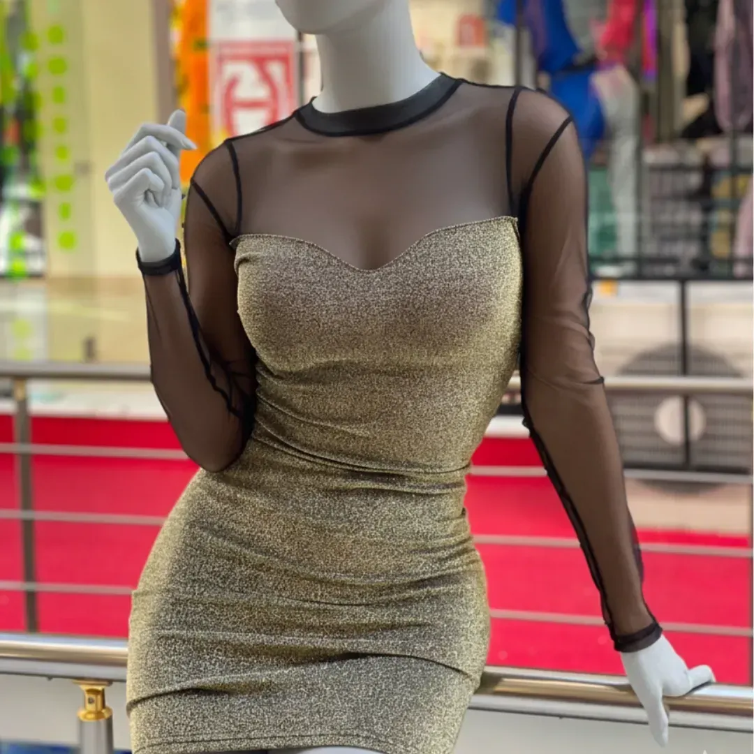 فستان سهرة منزلي - Stars Glow Dress
